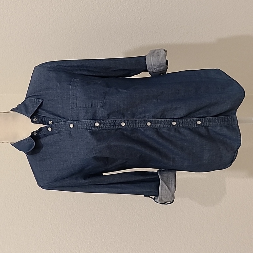 Tribal Denim Top